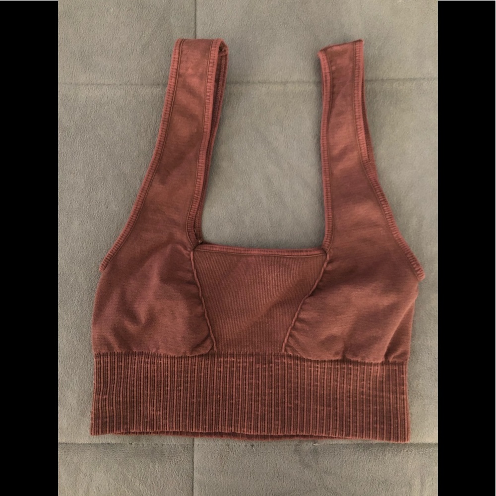 Free People Rust Sports Bra